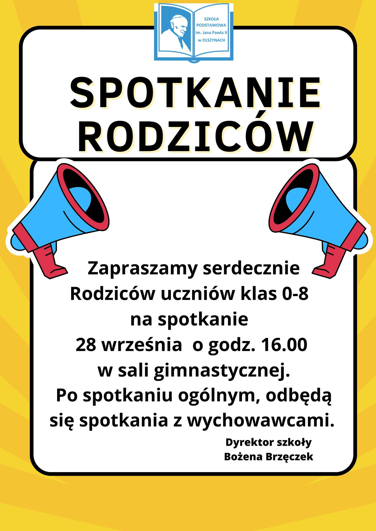 Spotkanie z Rodzicami - 2023-09-28