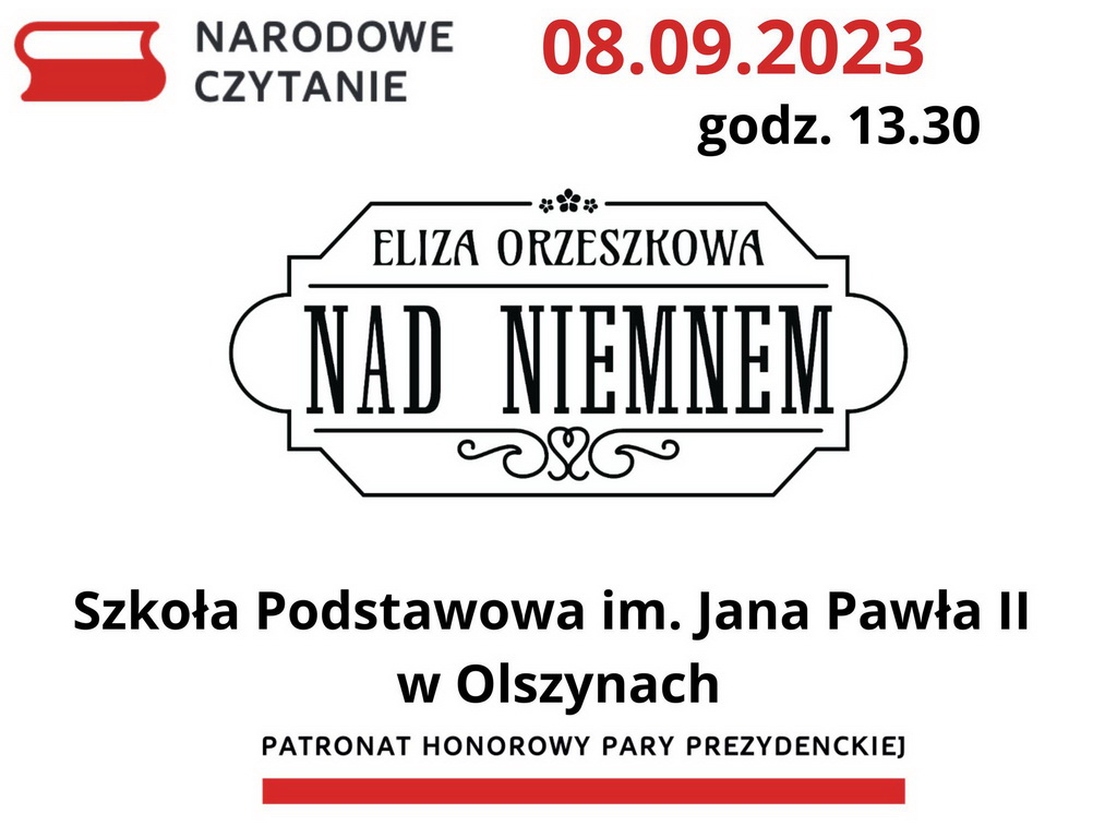 Narodowe Czytanie 2023 Narodowe Czytanie 2023